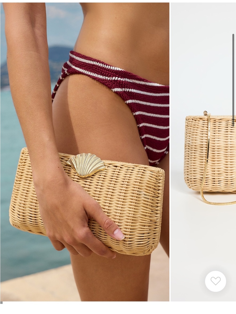 Poolside Rafia Bag - Picture 2 of 3